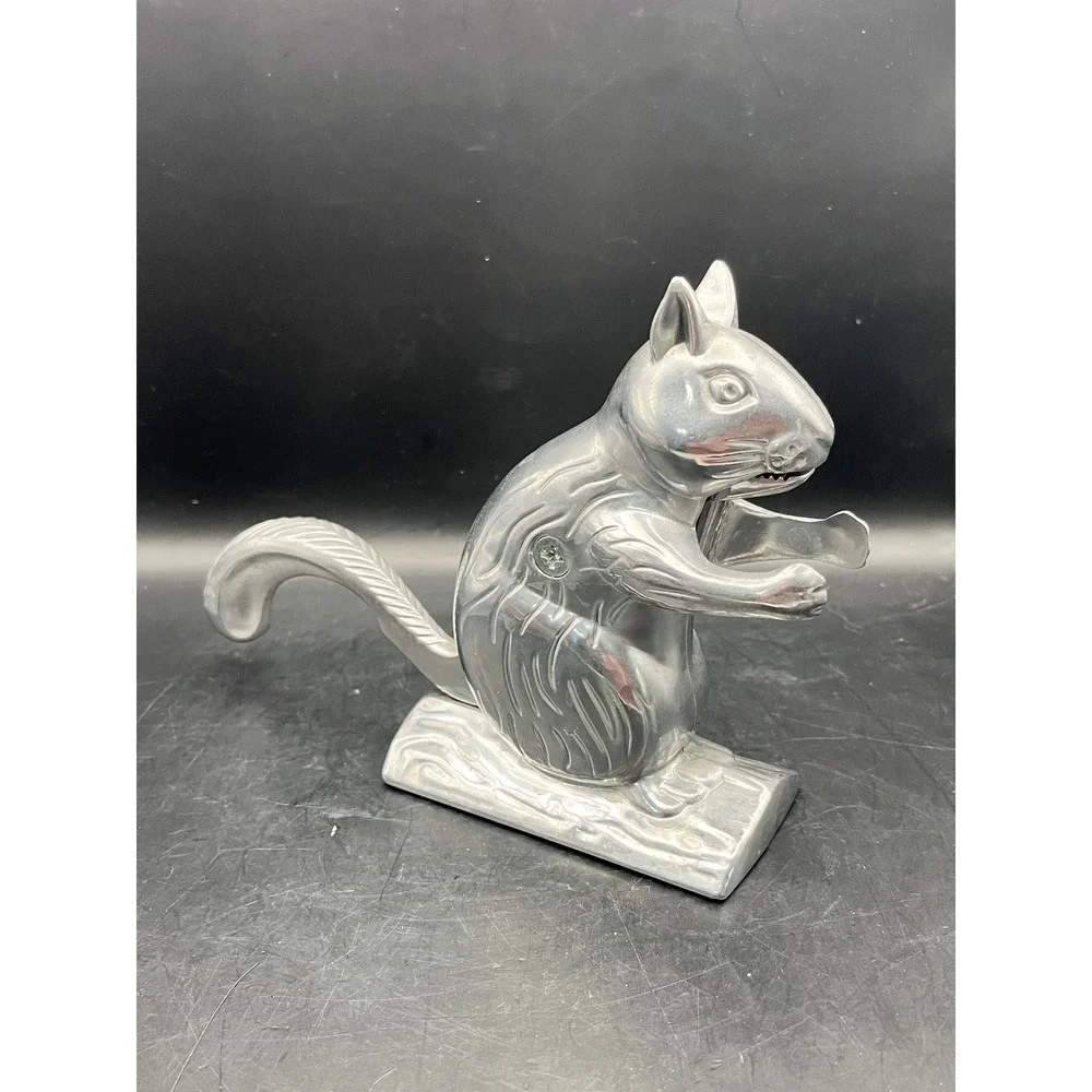 Vintage Squirrel Nutcracker‎ Metal Aluminum Kitchen Gadget Taiwan Collectible